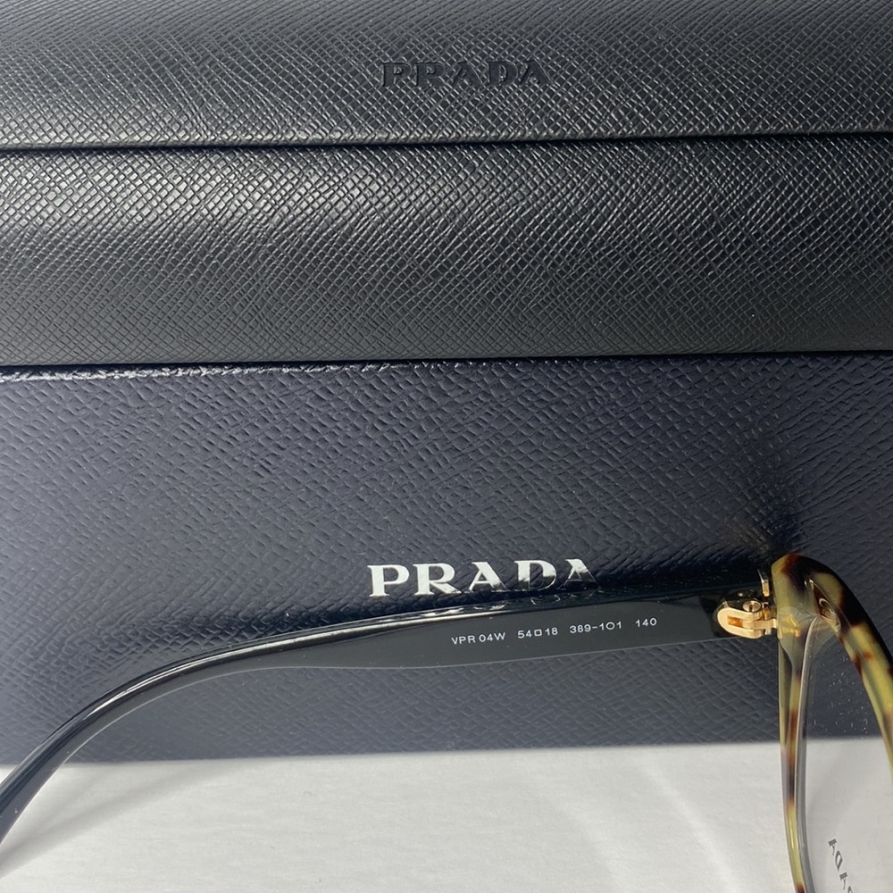 New Prada Sexy Women Black Havana Cat-Eye Eyeglasses - Picture 12 of 13